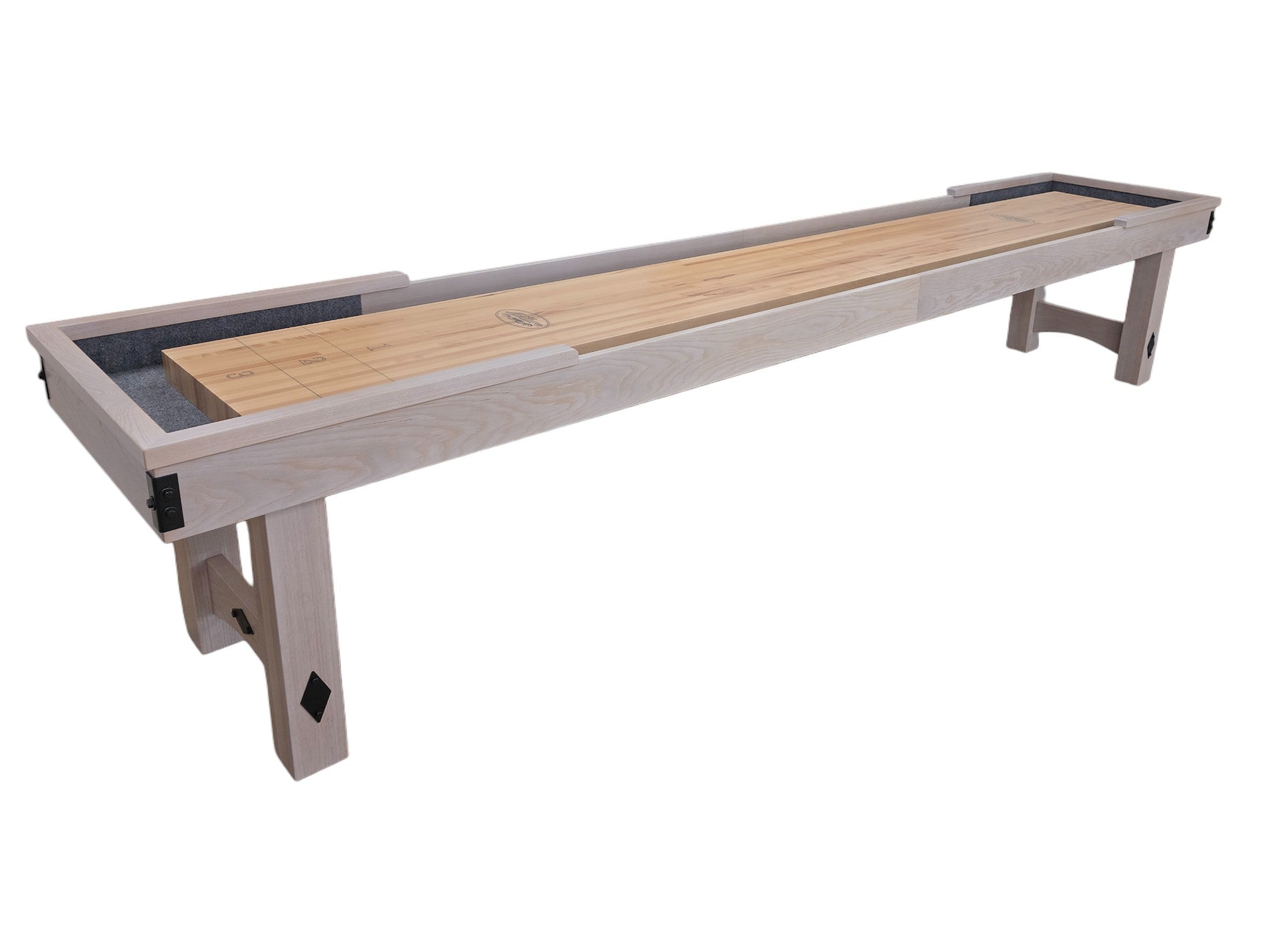Lancaster Oak Shuffleboard Table | USA Made Shuffleboards