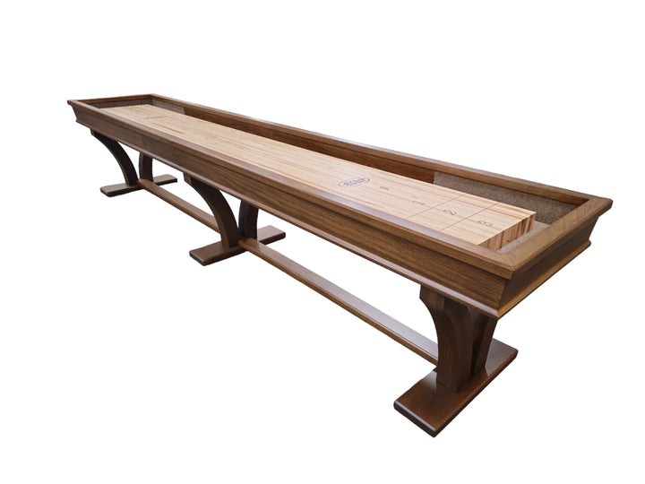 12' Veneto Maple Shuffleboard Table