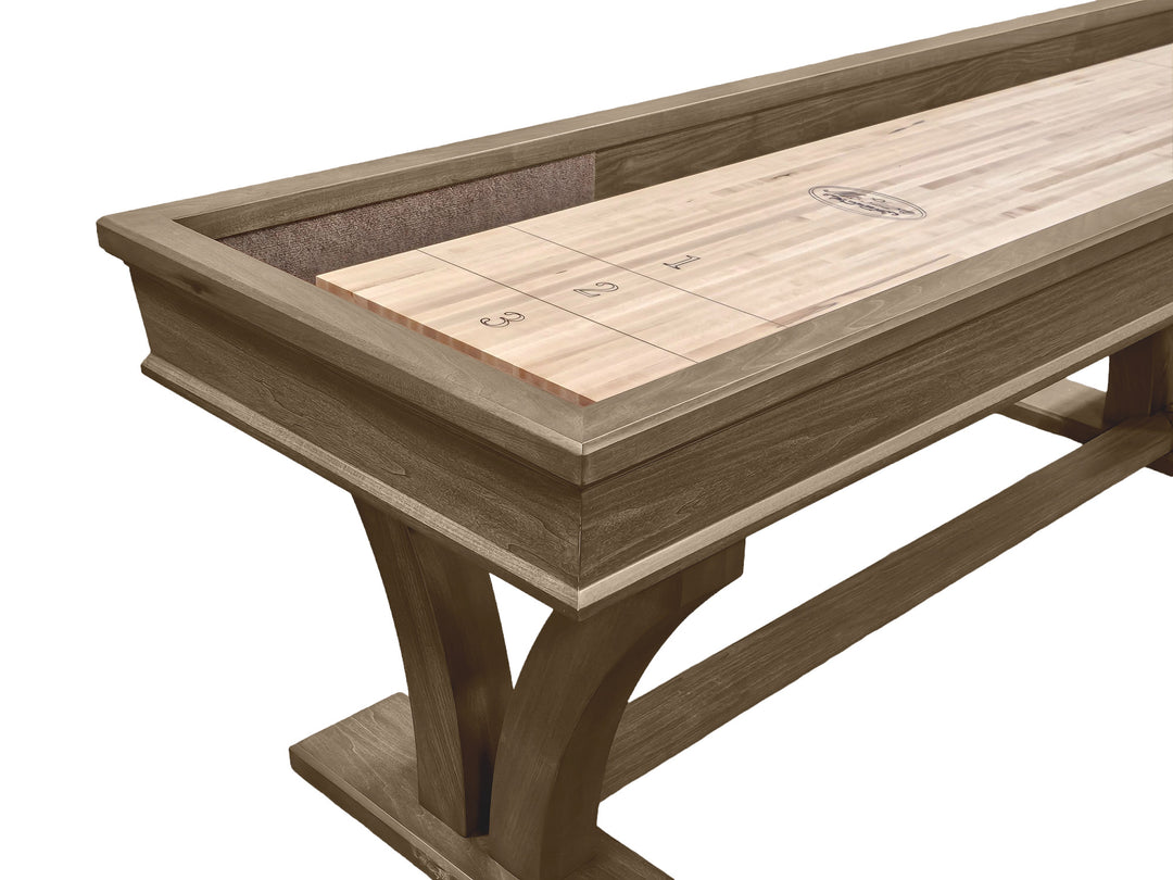 12' Veneto Maple Shuffleboard Table