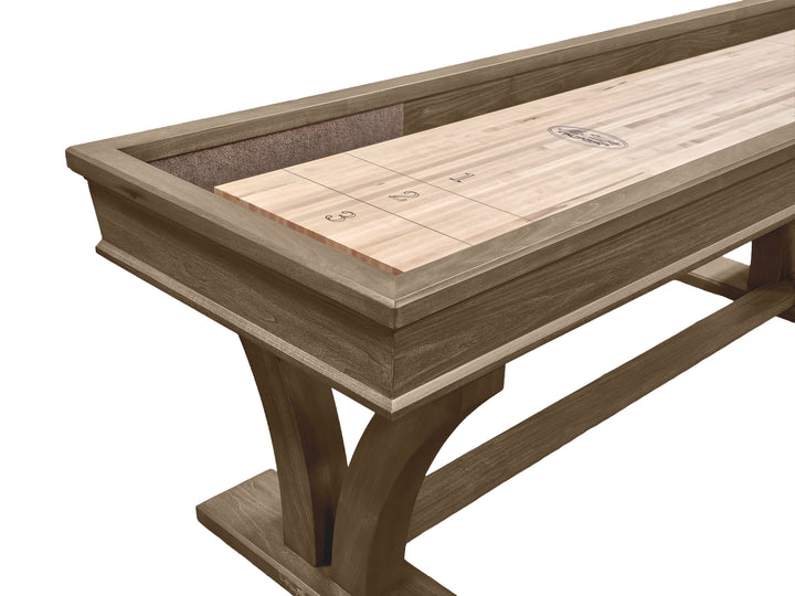 12' Veneto Maple Shuffleboard Table