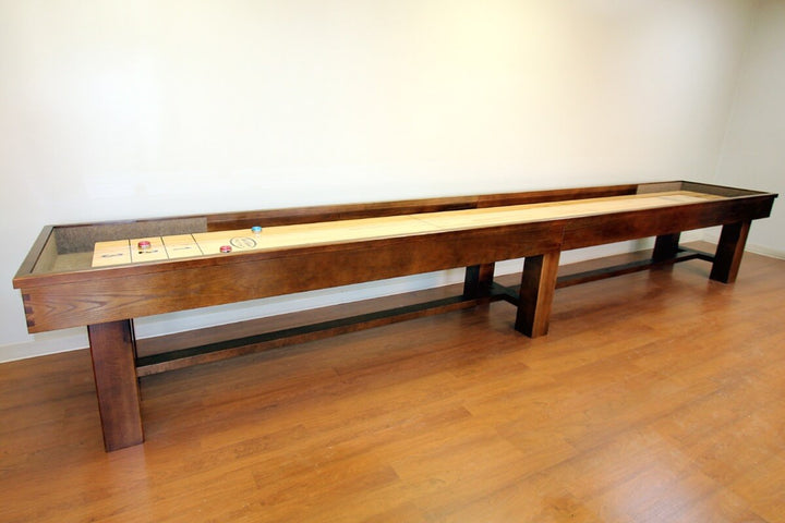 16' Ponderosa Oak Shuffleboard Table
