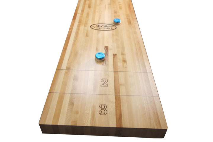 Shuffleboard Butcher Block 3" Play-Surface 22' Foot