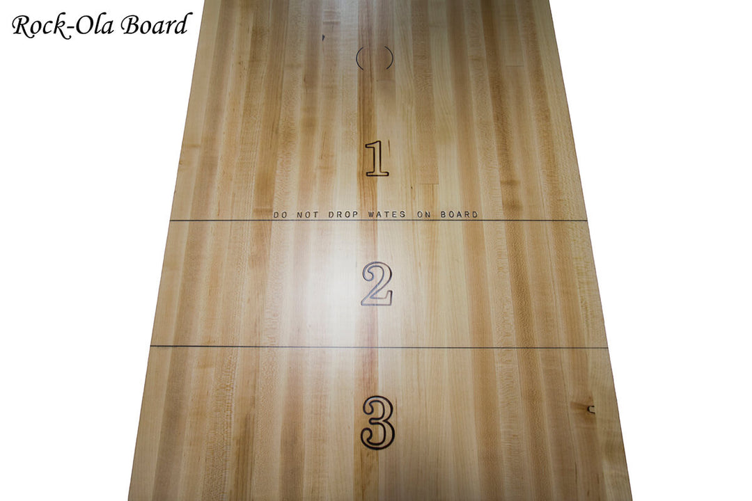 Shuffleboard Butcher Block 3" Play-Surface 22' Foot