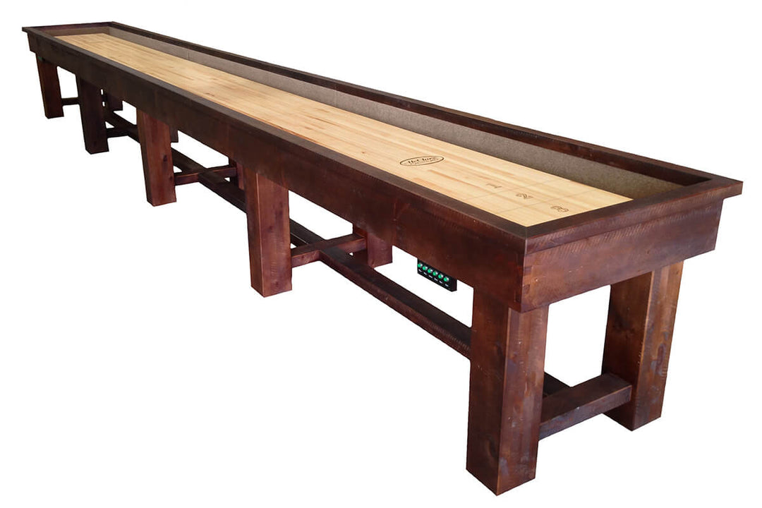 22' Ponderosa Pine Shuffleboard Table