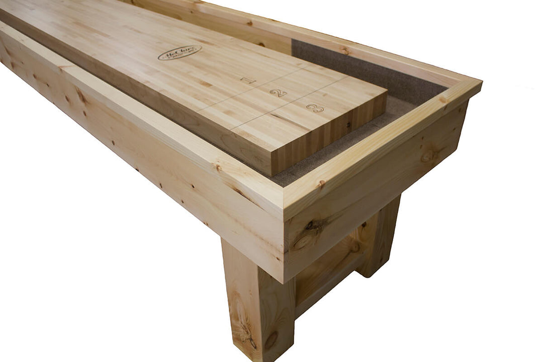 14' Ponderosa Pine Shuffleboard Table