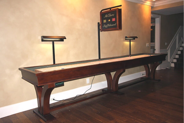 12' Veneto Maple Shuffleboard Table
