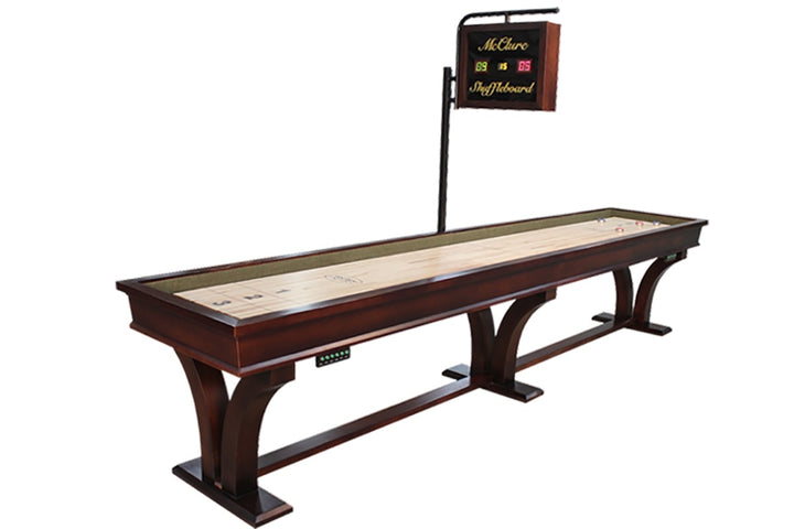 18' Veneto Maple Shuffleboard Table