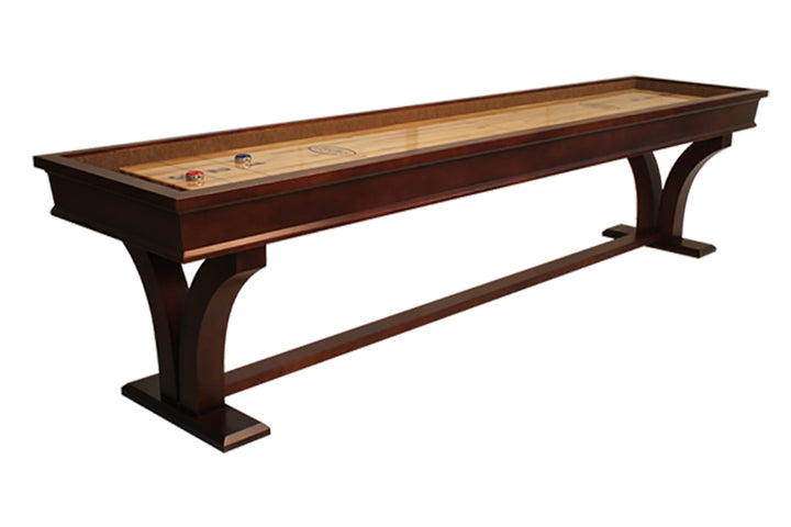 18' Veneto Maple Shuffleboard Table