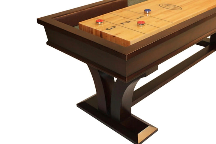 18' Veneto Maple Shuffleboard Table