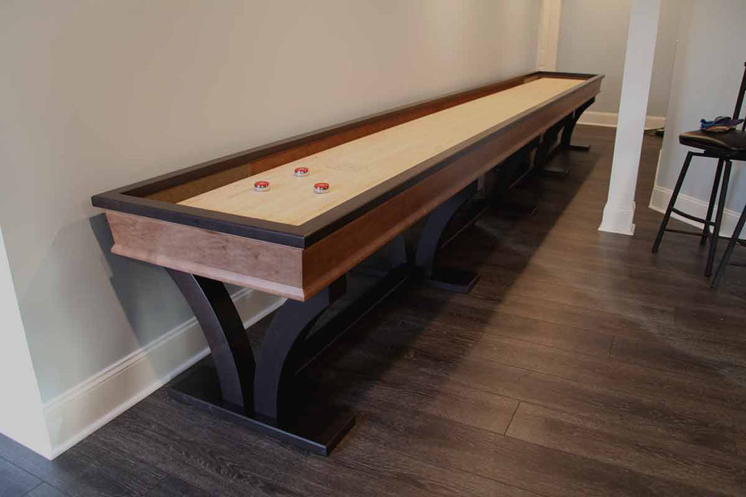 20' Veneto Maple Shuffleboard Table