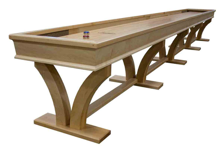 22' Veneto Maple Shuffleboard Table