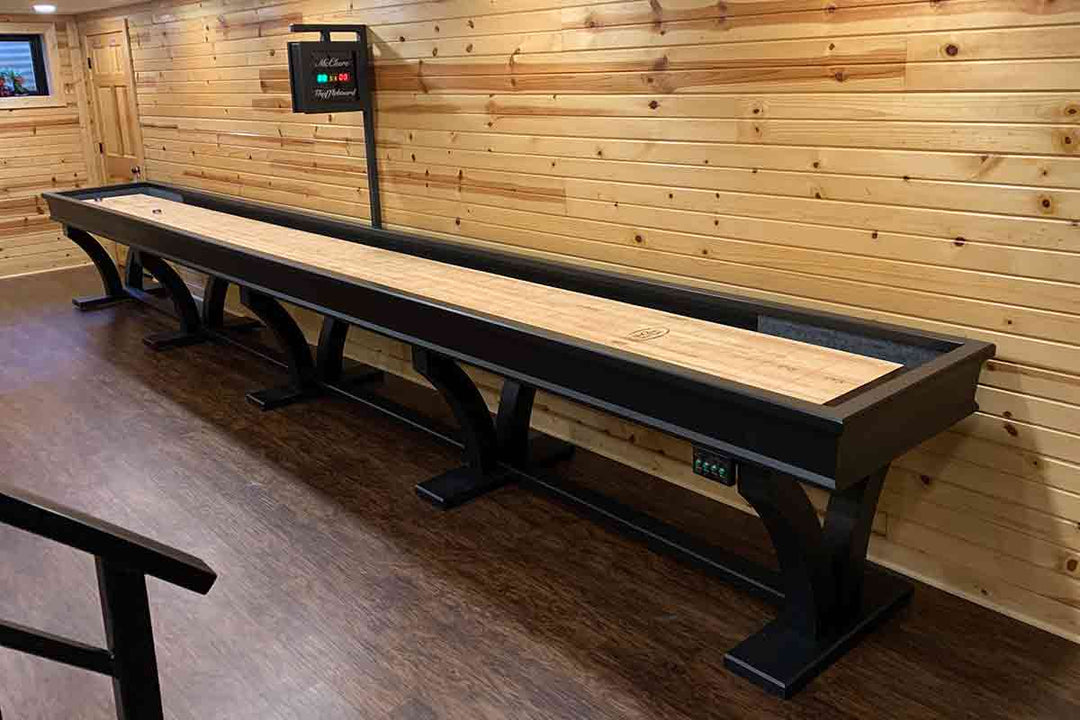 22' Veneto Maple Shuffleboard Table