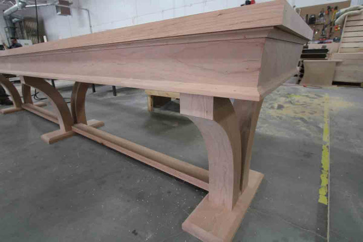 12' Veneto Cherry Shuffleboard Table