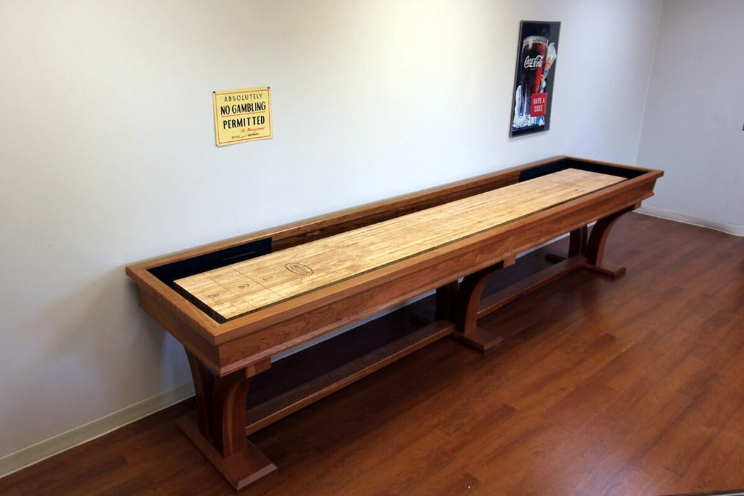 12' Veneto Cherry Shuffleboard Table