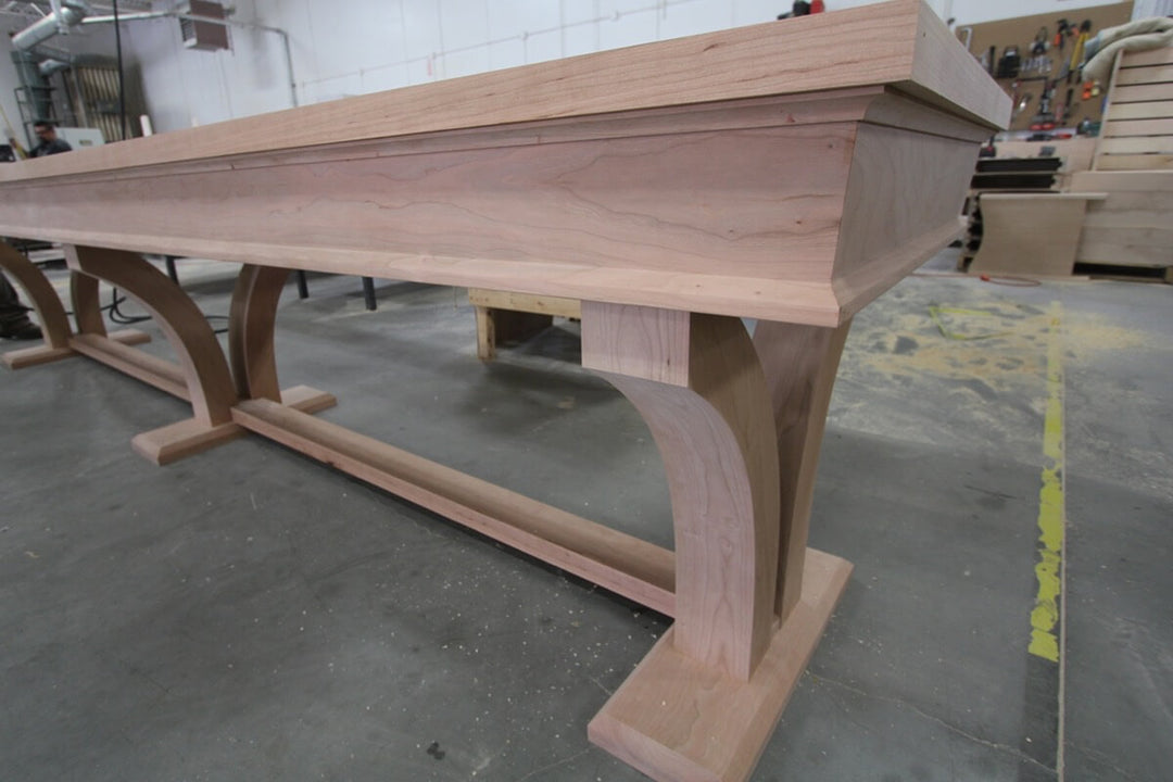 16' Veneto Cherry Shuffleboard Table