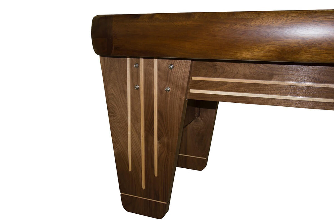 22' Rock-Ola Walnut Shuffleboard Table