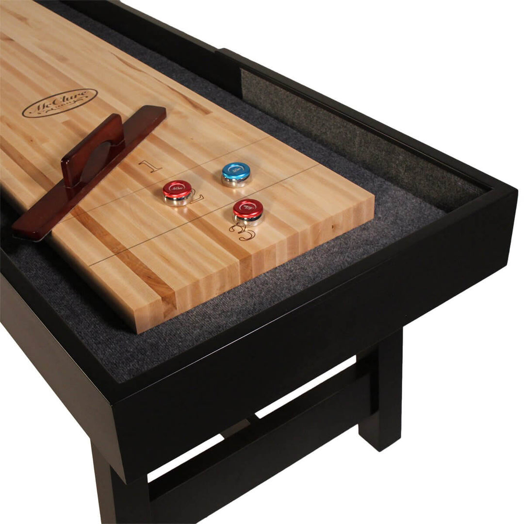 12' Contempo Shuffleboard Table with Wood Legs