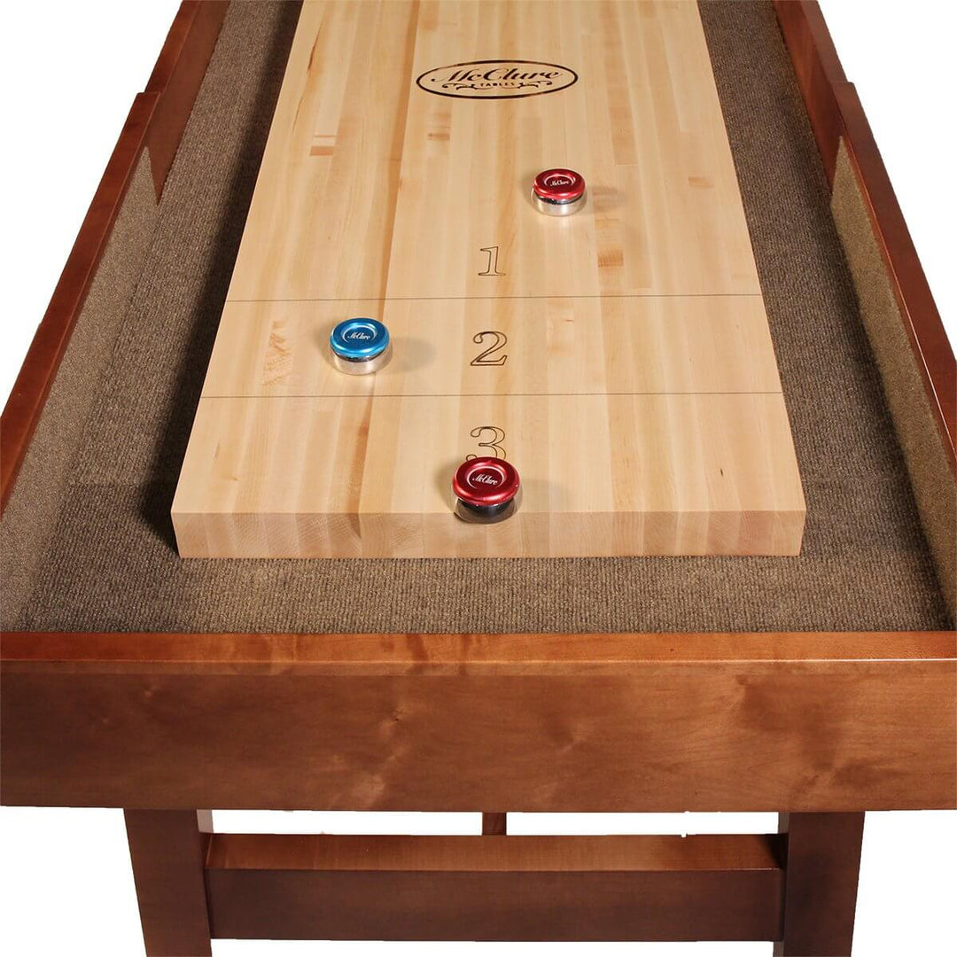 12' Contempo Shuffleboard Table with Wood Legs