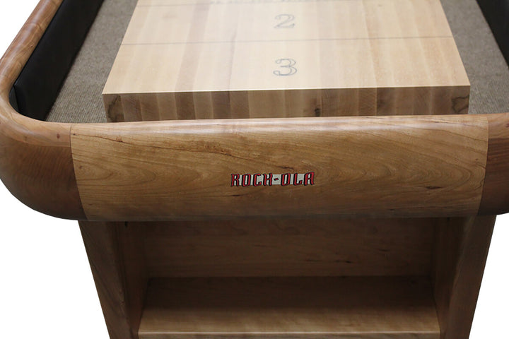 12' Rock-Ola Shuffleboard Table  Cherry