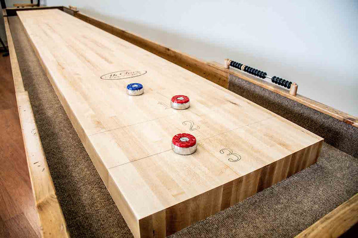 12' Parson's Pine Shuffleboard Table