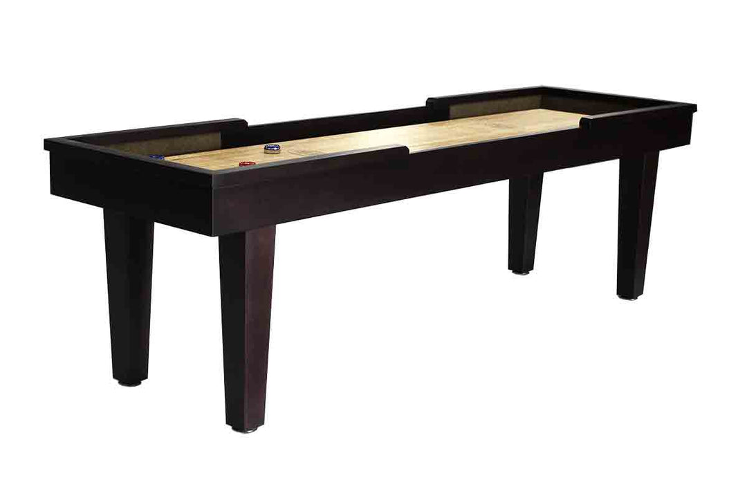 9' Hamilton Shuffleboard Maple Walnut Finish