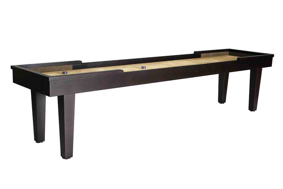12' Hamilton Shuffleboard Maple Walnut 2" Board