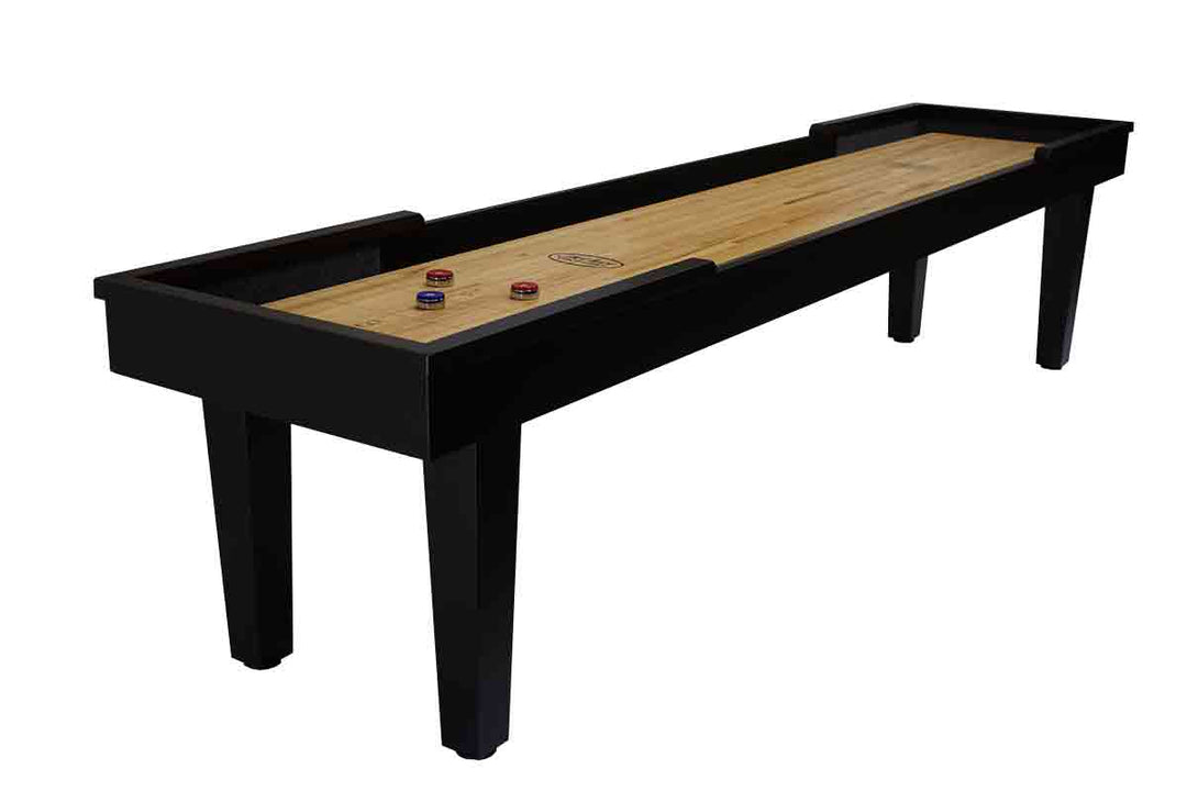 12' Hamilton Shuffleboard Maple Black 2" Board
