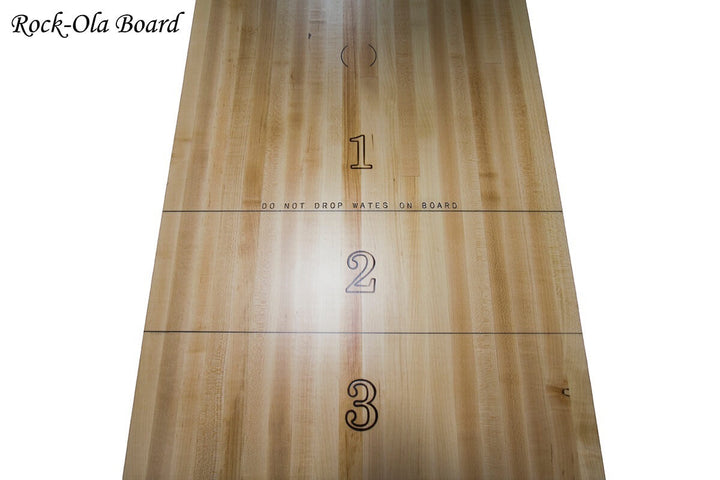 Shuffleboard Butcher Block 3" Play-Surface 20' Foot