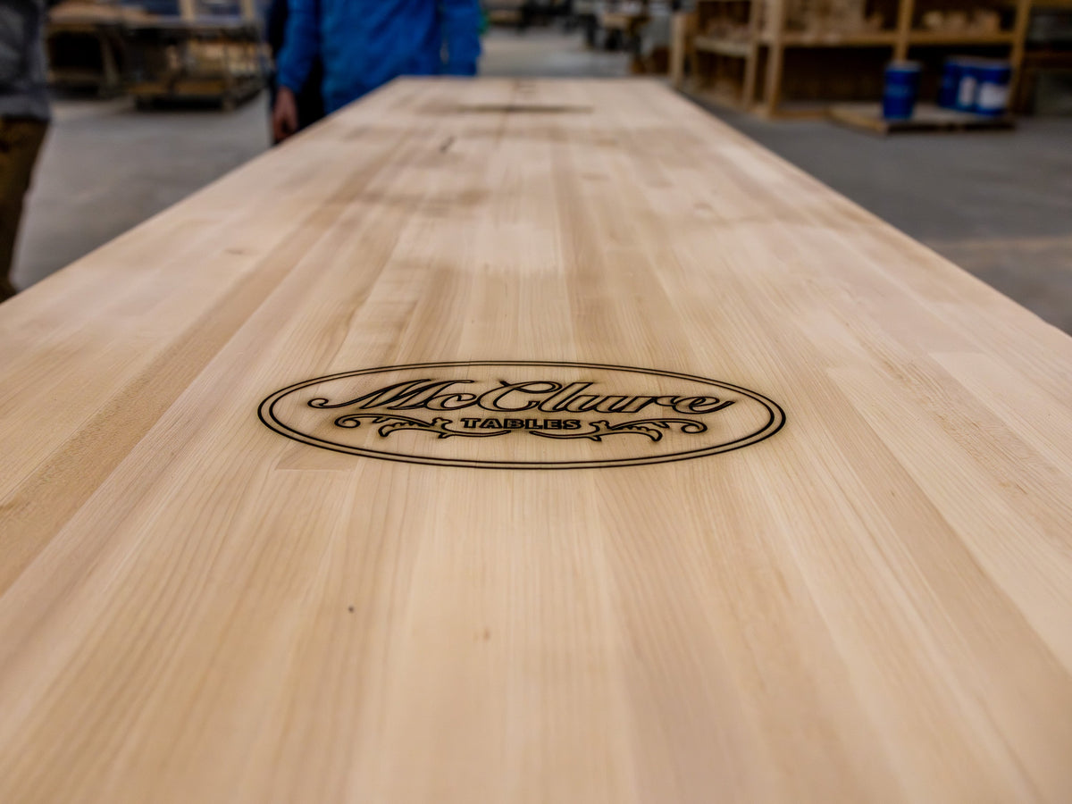 Shuffleboard Butcher Block 
