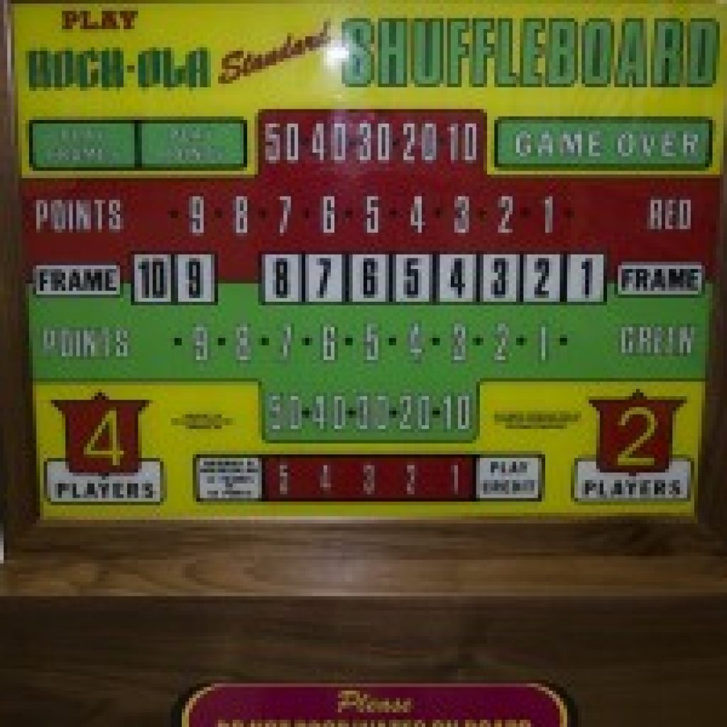 Rock-Ola Shuffleboard Table New Score Unit