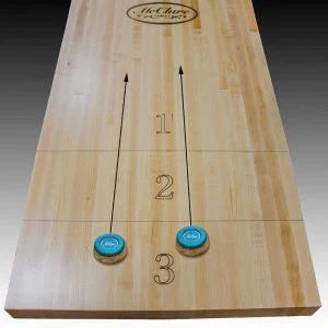 Three Strikes Shuffleboard your out