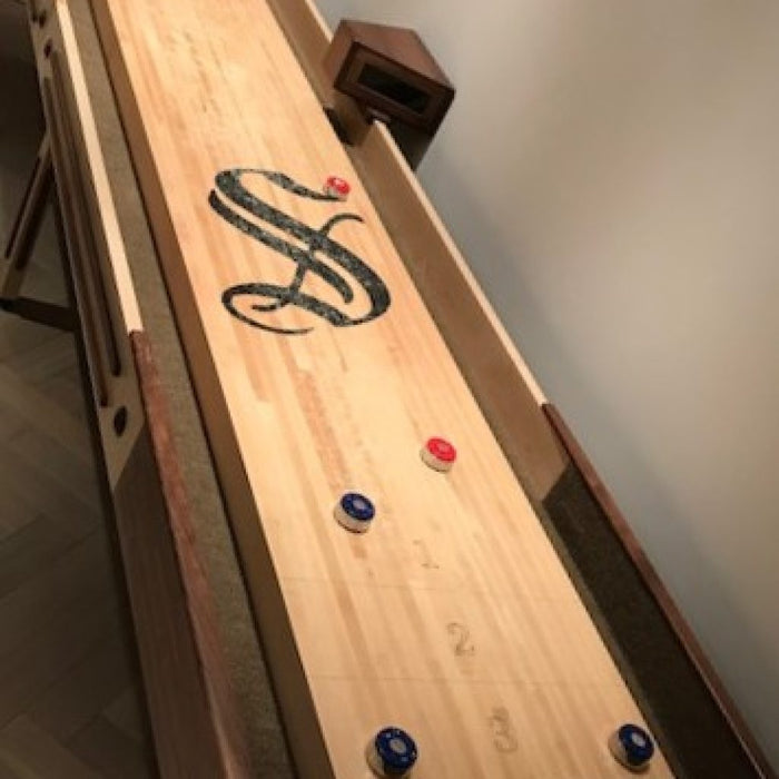 Add A Custom Logo to Your McClure Shuffleboard Table!