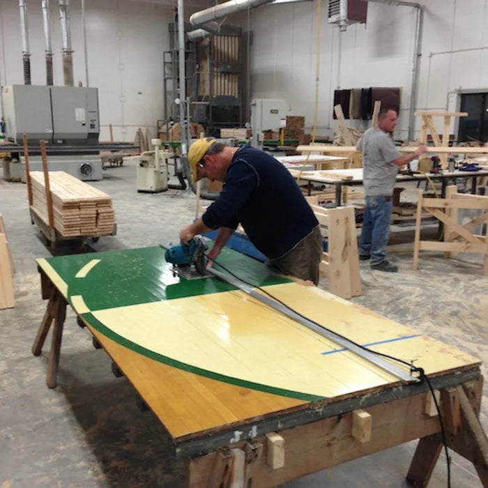 Michigan State University Fans Celebrate Fandom with a Custom MSU Shuffleboard