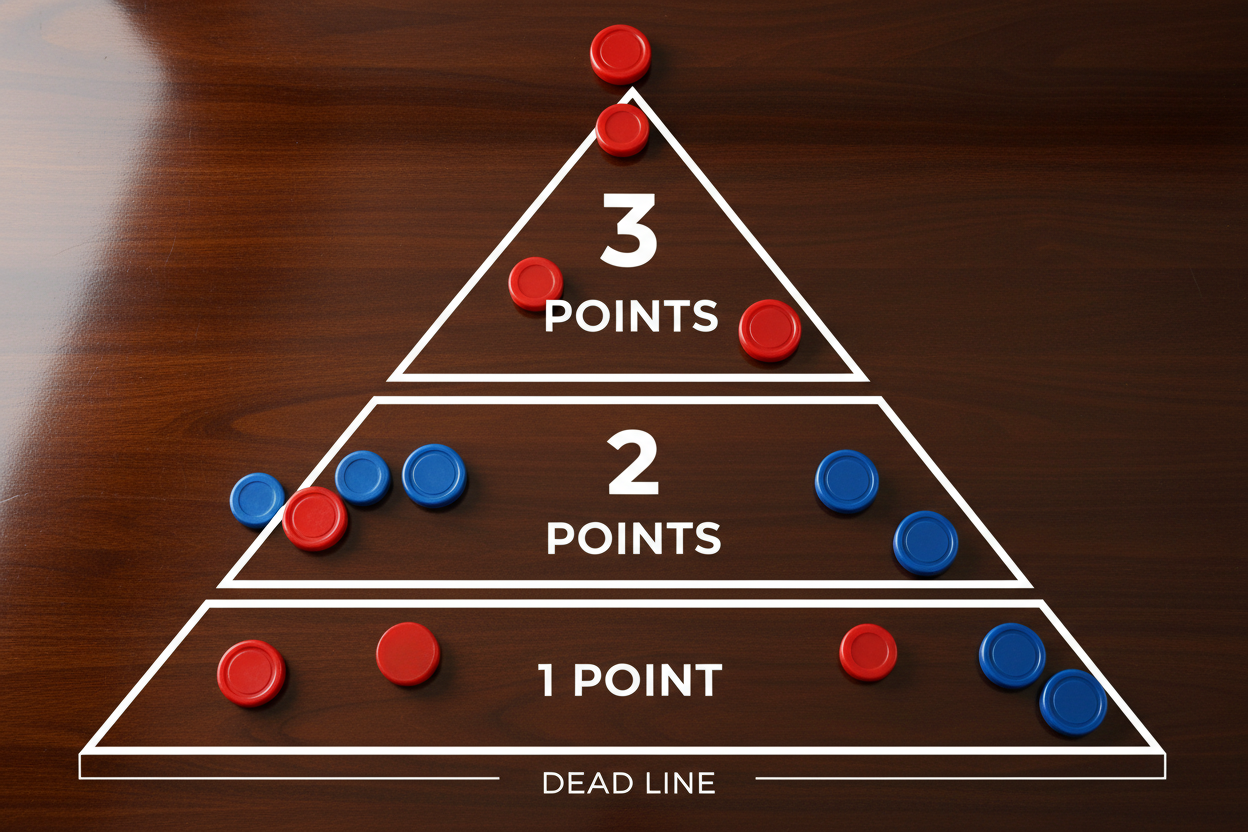 Scoring Shuffleboard is as Easy as One, Two, Three!
