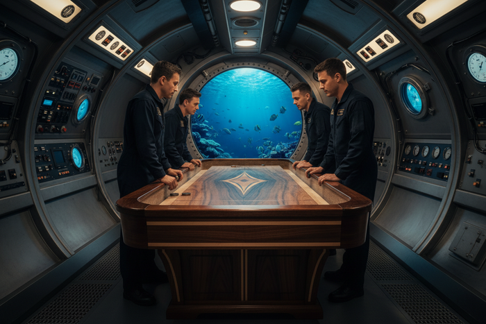 The Story Of The Underwater Shuffleboard Tournament