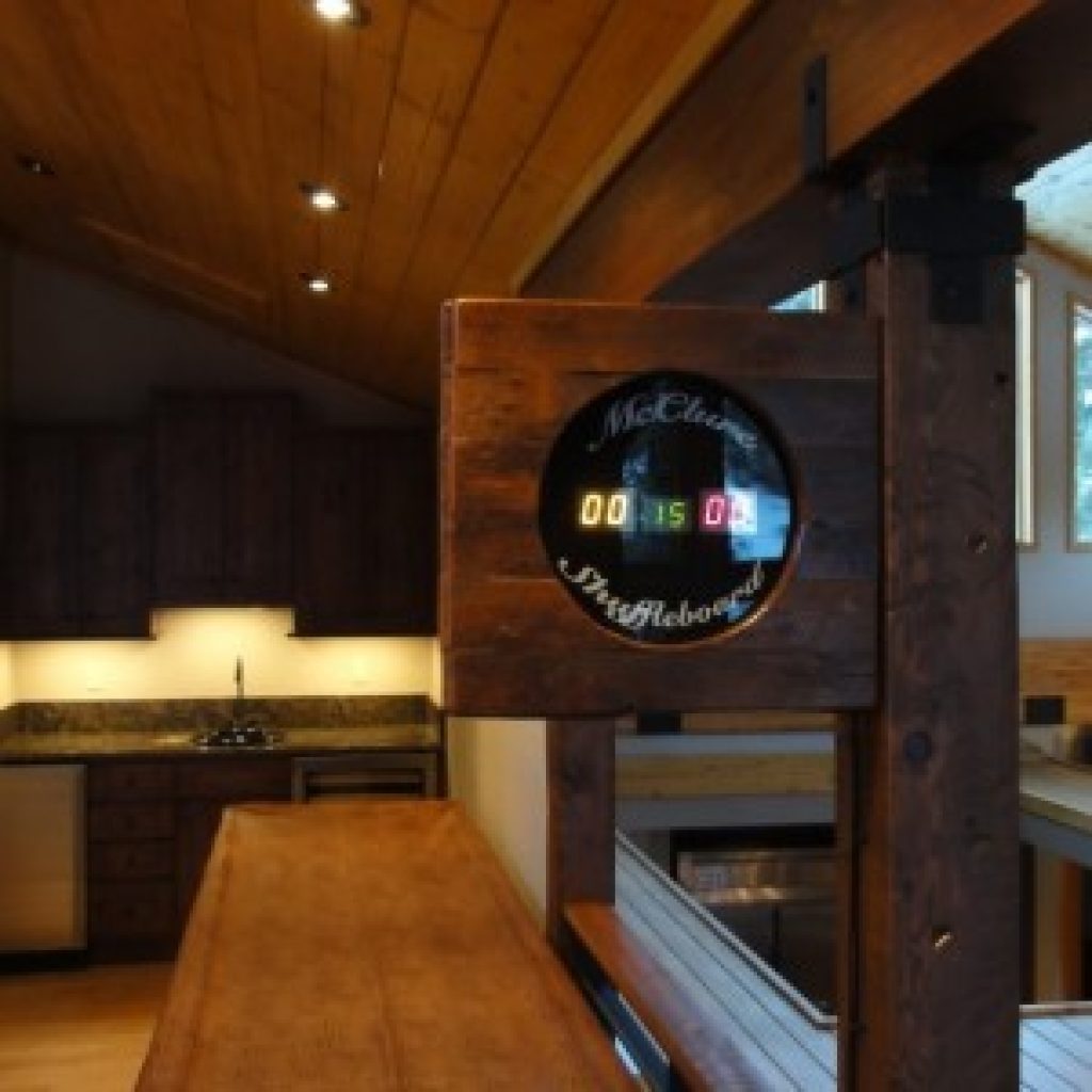 Reclaimed Lumber Gets New Life On Dakota Shuffleboard Table