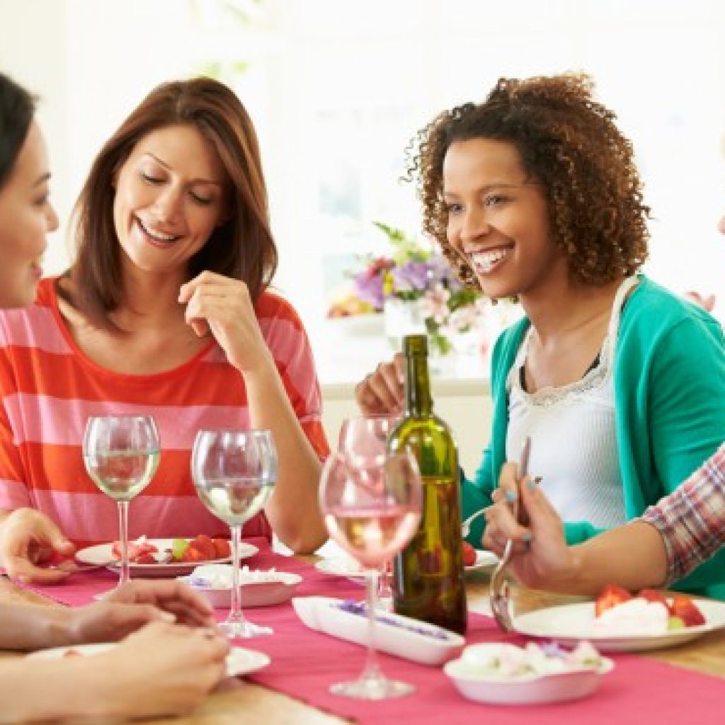 Table Shuffleboard: One Ingredient of the Perfect Girls-Night-In