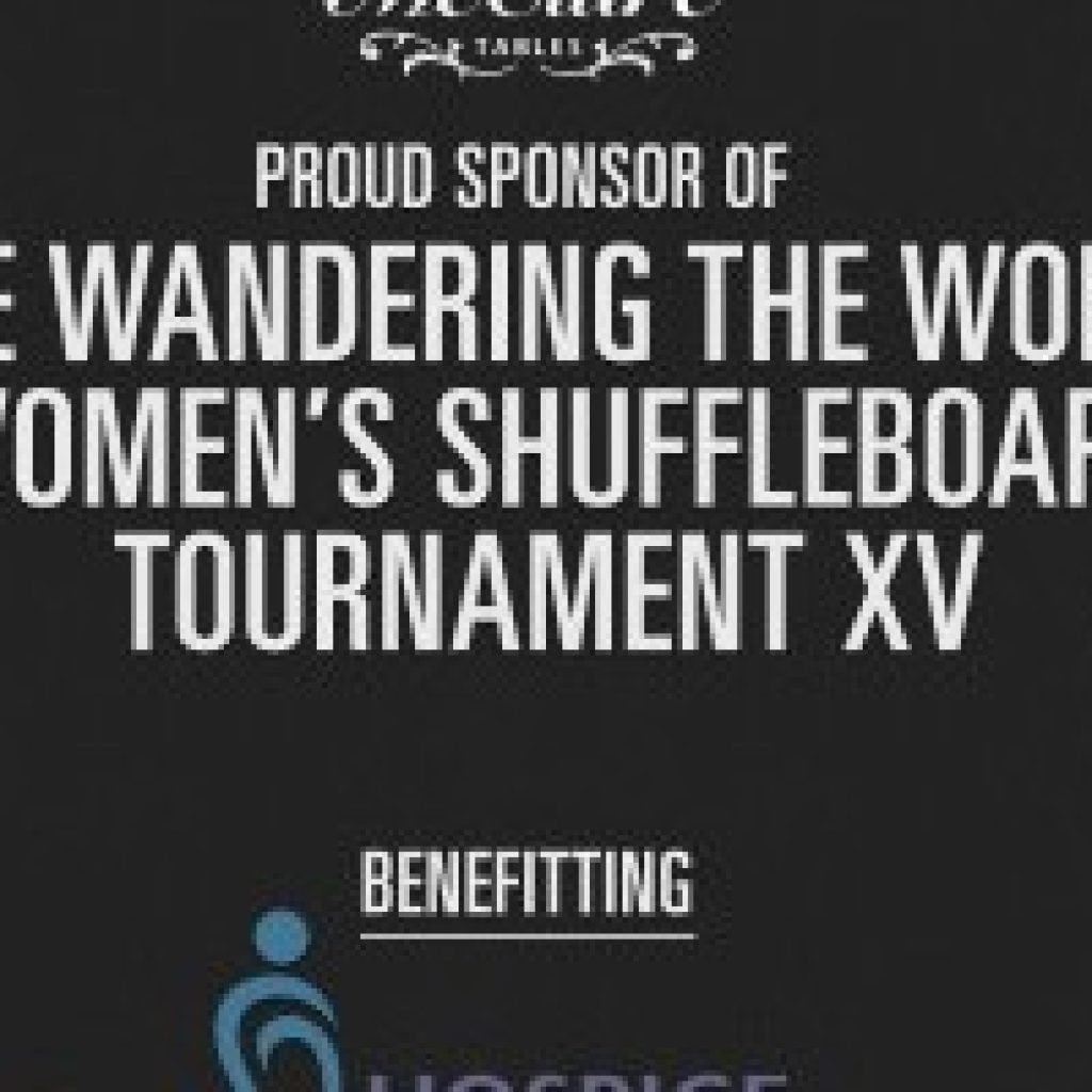 McClure Tables Works With Women's Shuffleboard Tournament For Hospice of Michigan