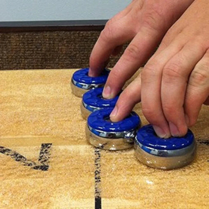 The Strategy of Throwing Shuffleboard Weights