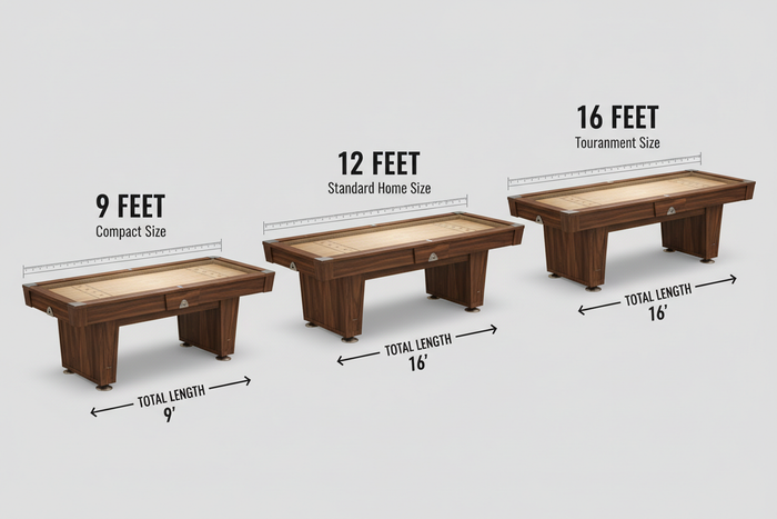 Guide To Shuffleboard Sizes