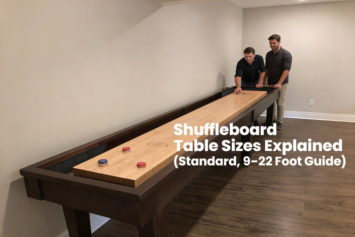 Shuffleboard Table Sizes Explained