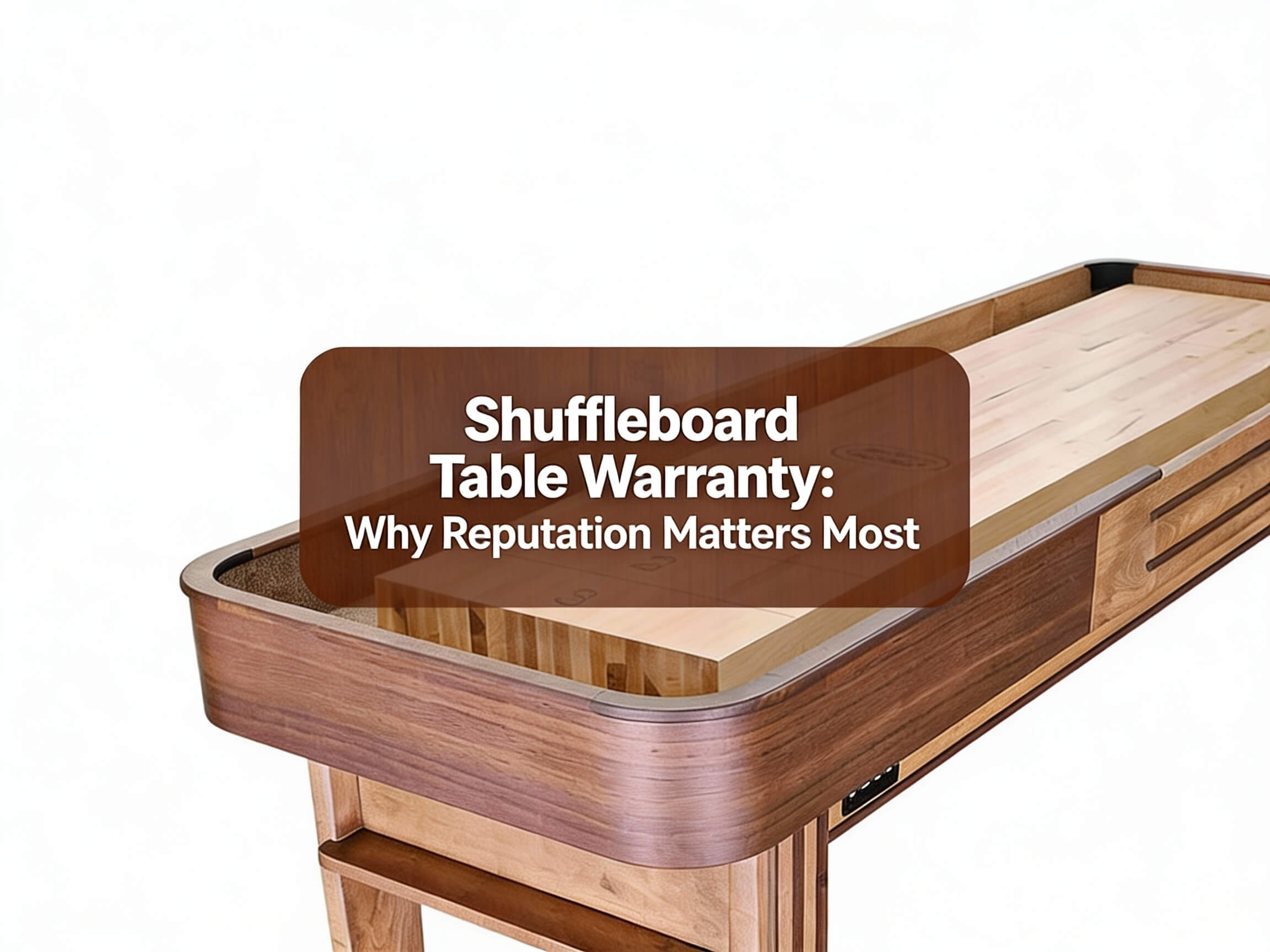Shuffleboard Table Warranty: Why Reputation Matters Most – McClure Tables