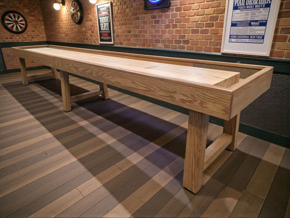 Savannah Oak Shuffleboard Table