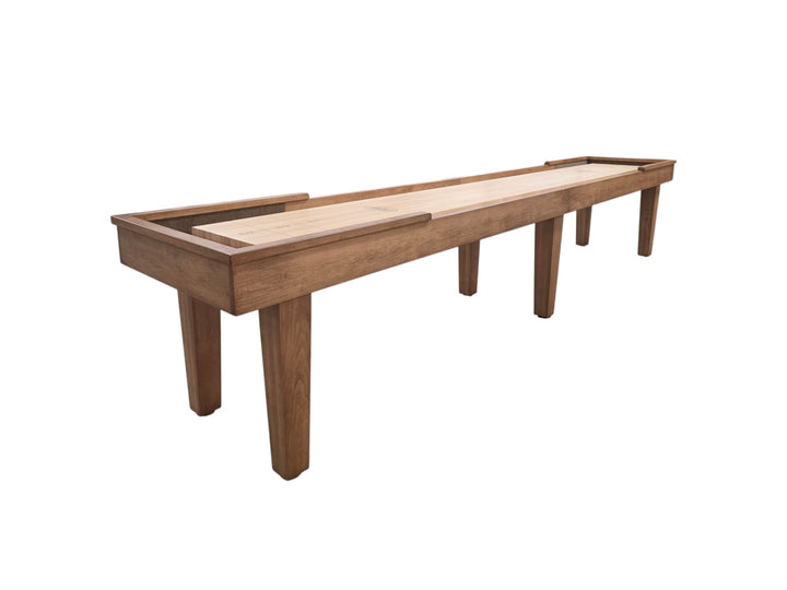 14 Foot Hamilton Shuffleboard Table - Maple in Heirloom