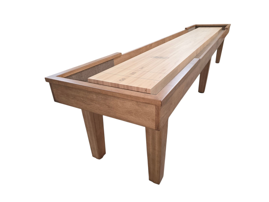 14 Foot Hamilton Shuffleboard Table - Maple in Heirloom