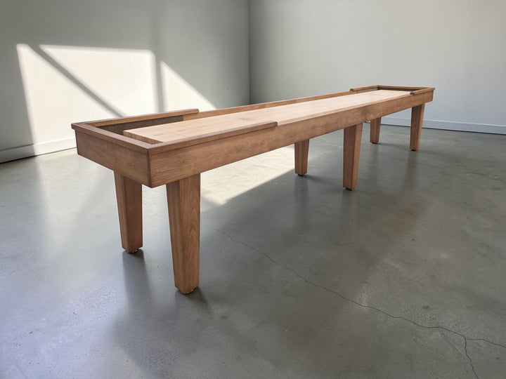 14 Foot Hamilton Shuffleboard Table - Maple in Heirloom
