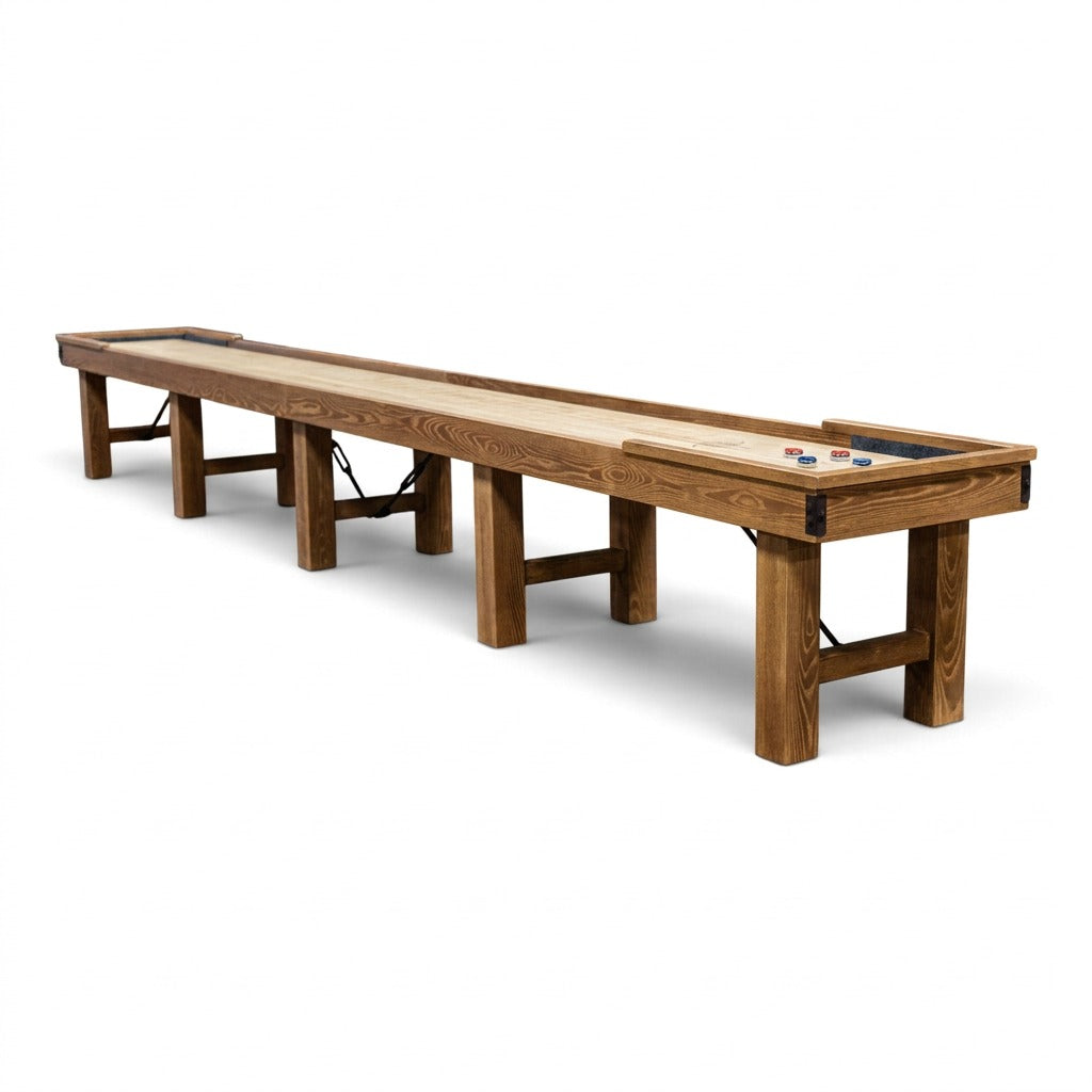 Vicksburg Pine Shuffleboard Table