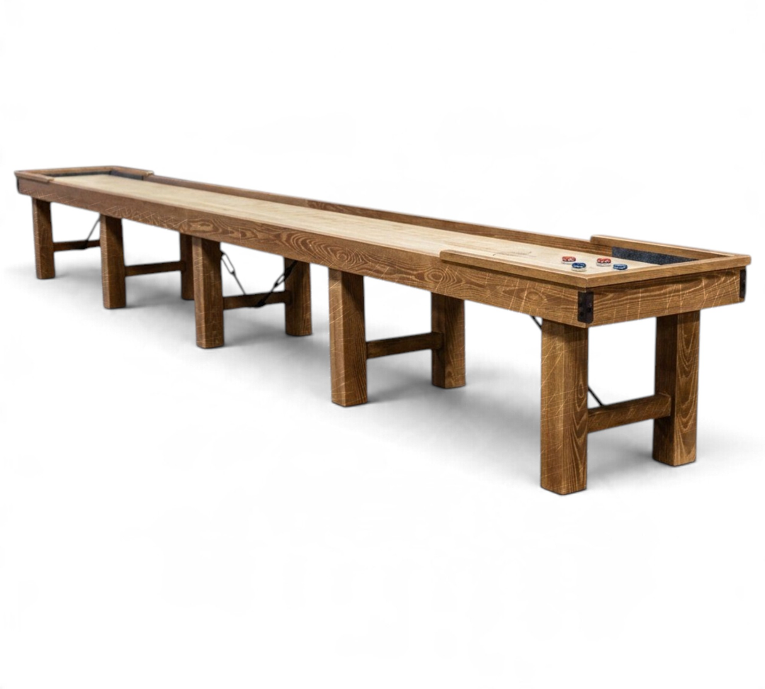 Vicksburg Pine Shuffleboard Table