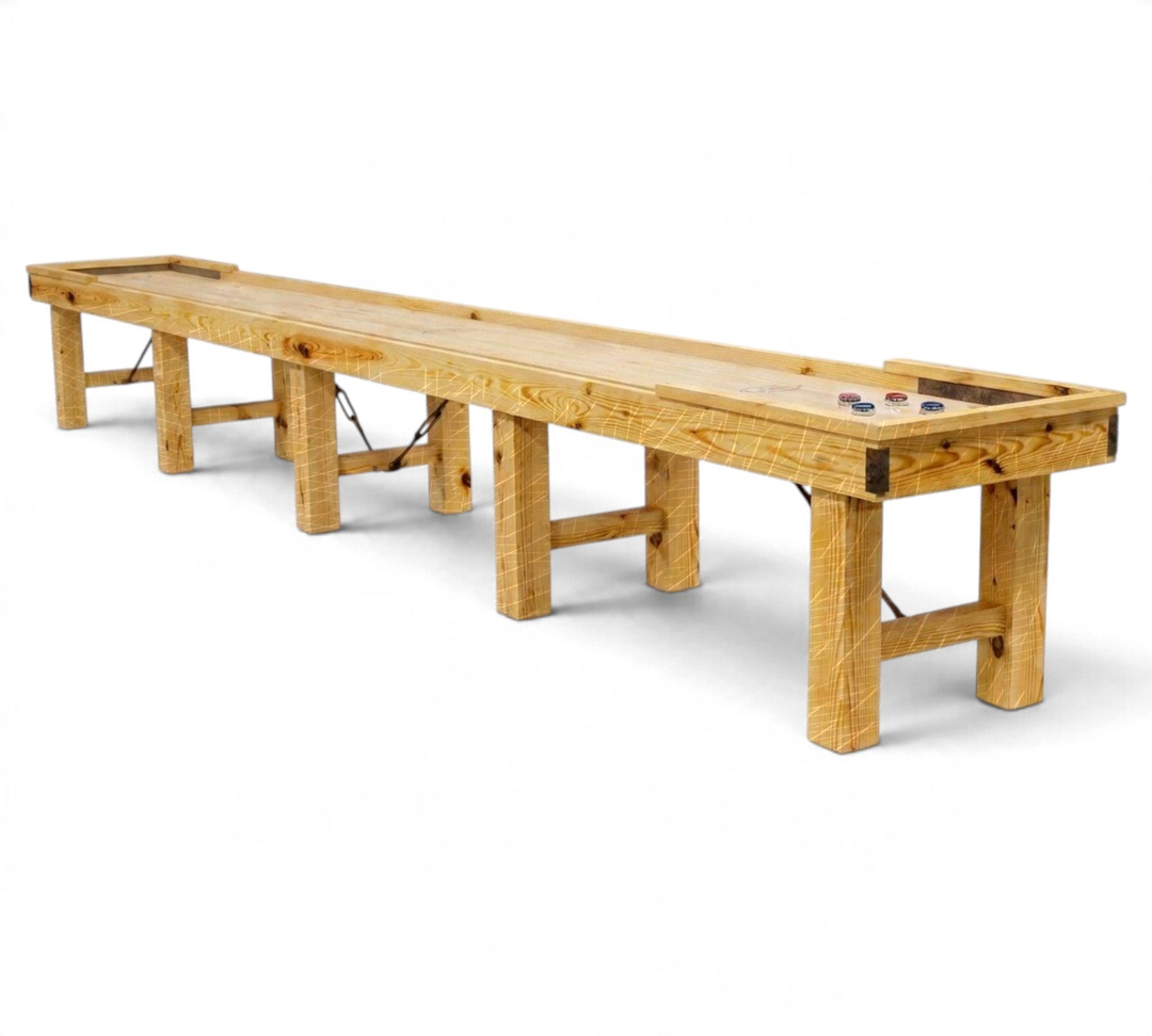 Vicksburg Pine Shuffleboard Table