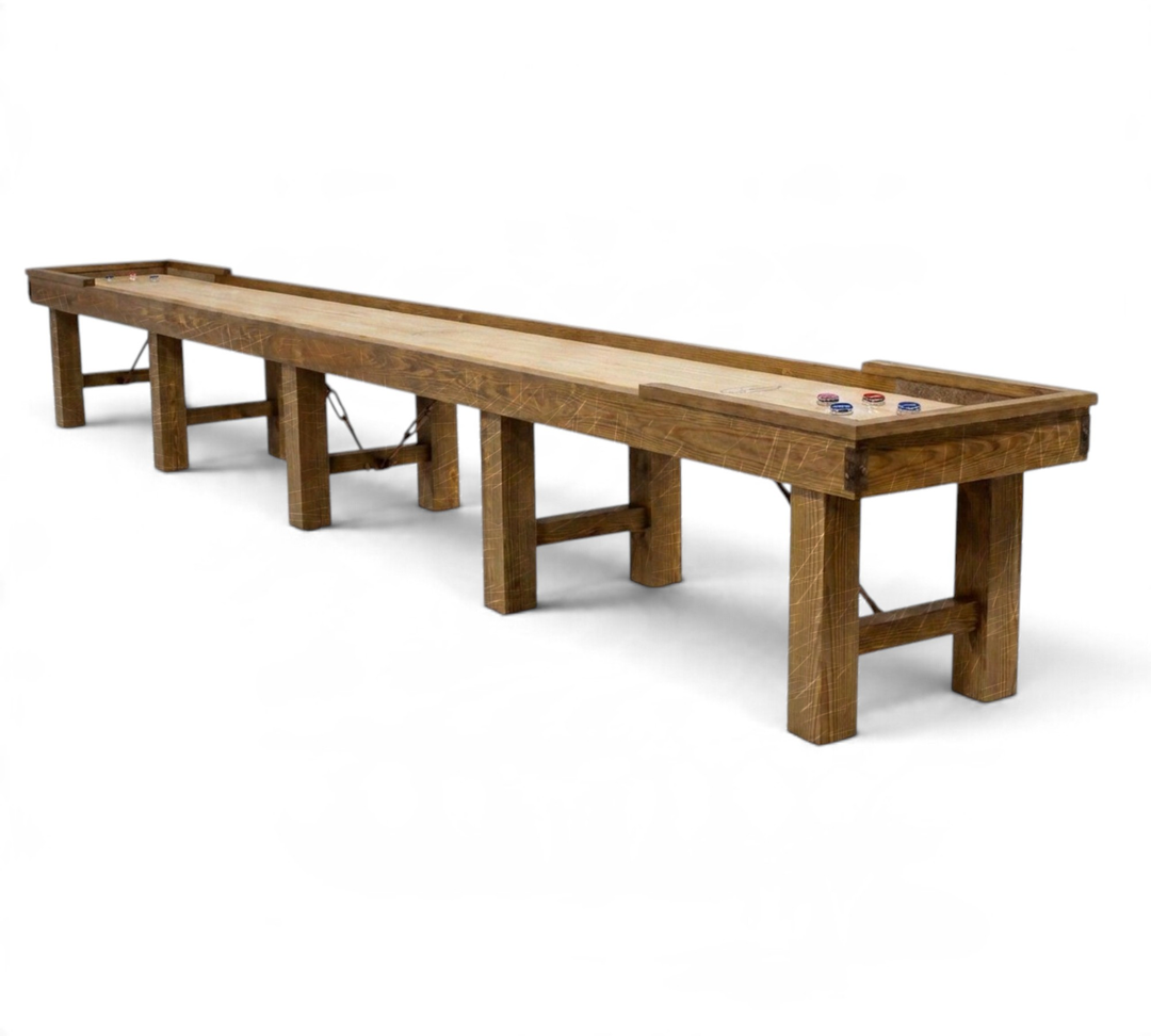 Vicksburg Pine Shuffleboard Table